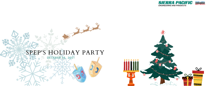 SPEP's holiday party banner