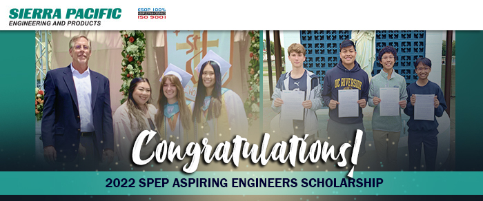 SPEP’s 2022 Scholarship for Aspiring Engineers Recipients