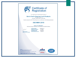 ISO Certificate of Registration Pg. 1 or 2